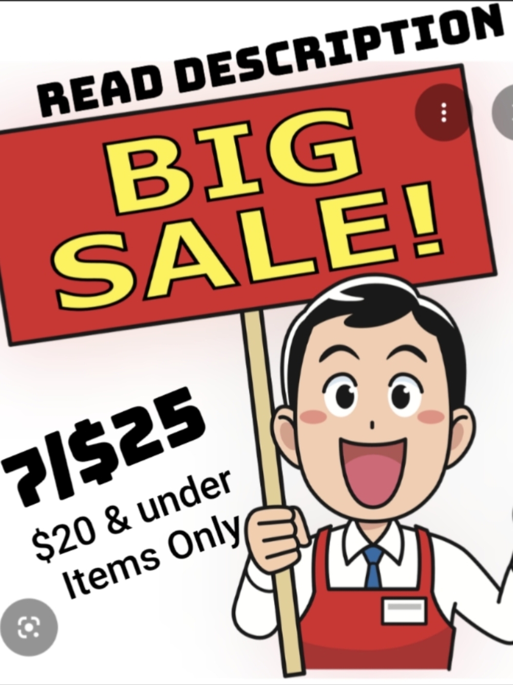 FILL-A-BOX- "CLEARANCE SALE" ITEMS $20 or LESS /7 For $25 READ DESCRIPTION